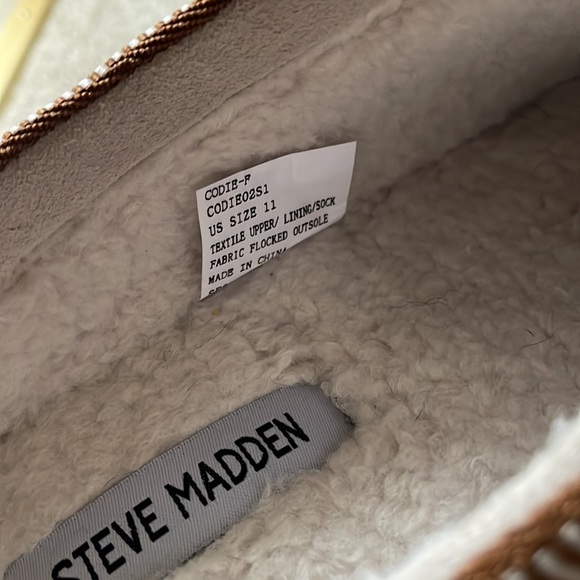 CODIE FAUX SHEARLING NATURAL STEVE MADDEN - Picture 6 of 8